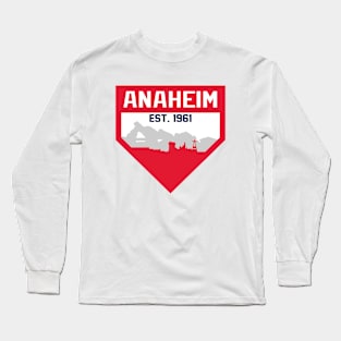 Anaheim Home Plate Skyline Long Sleeve T-Shirt
